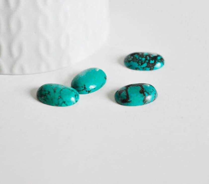 Gingerlily Pierres G161 cabochon ovale howlite 12x17mm