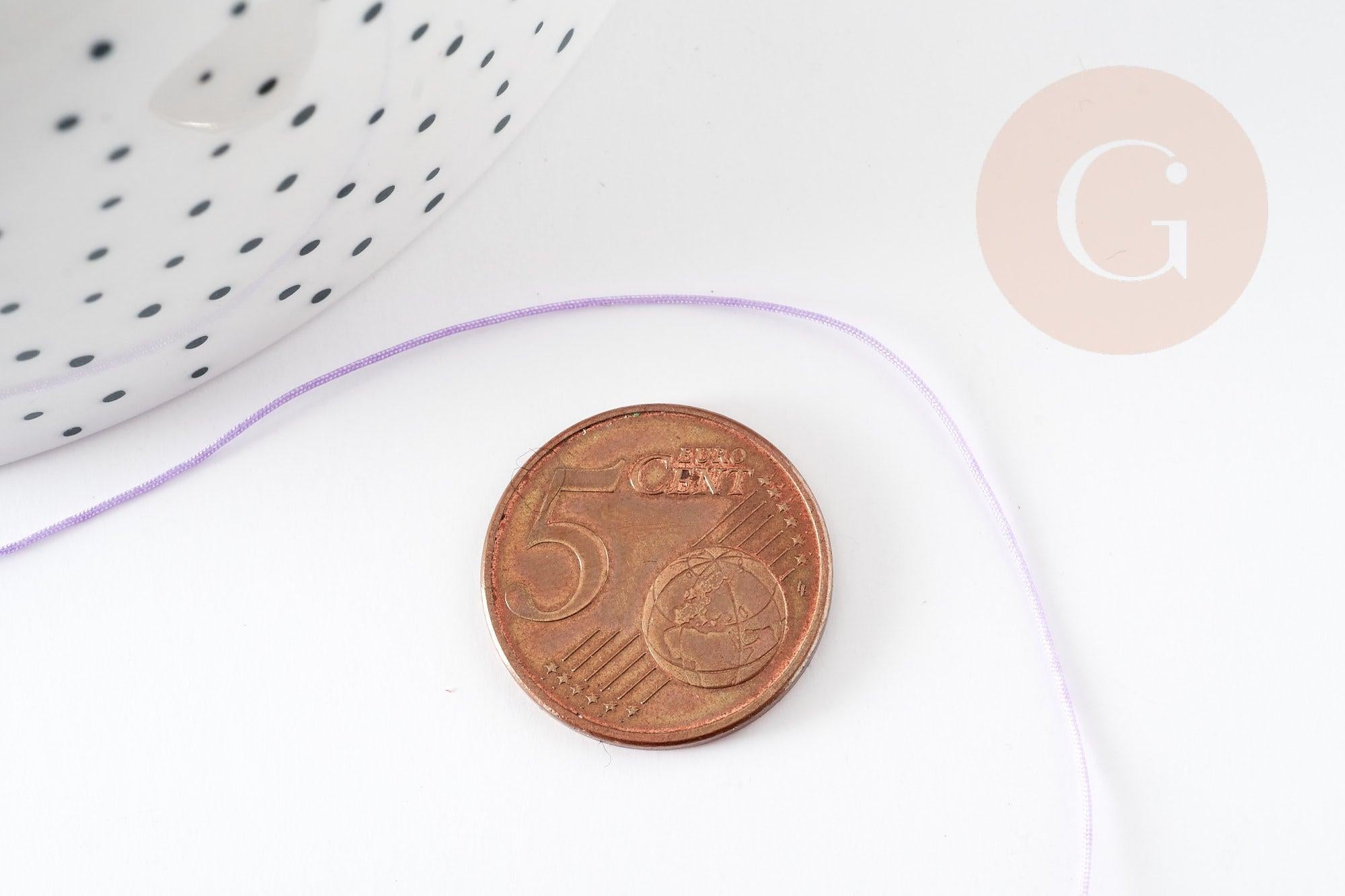 Gingerlily Cordon fil de jade G9342 violet 0,5mm 1m