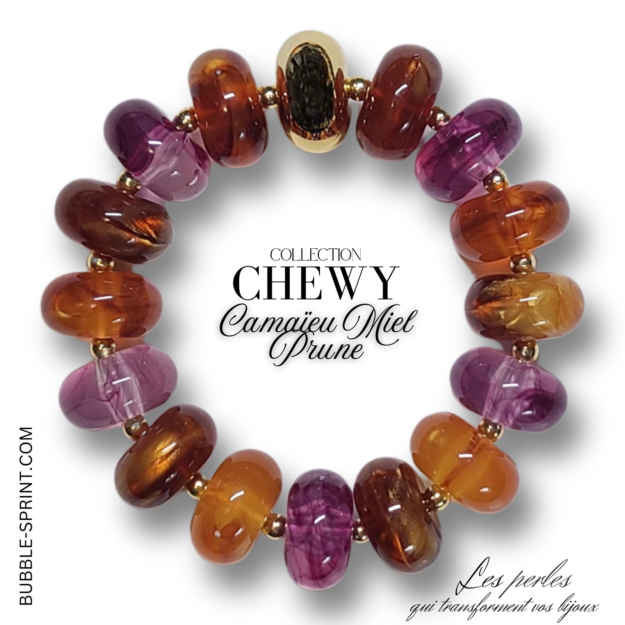 ARTSHOP Chewy Bracelet Miel Prune Kit ou Monté