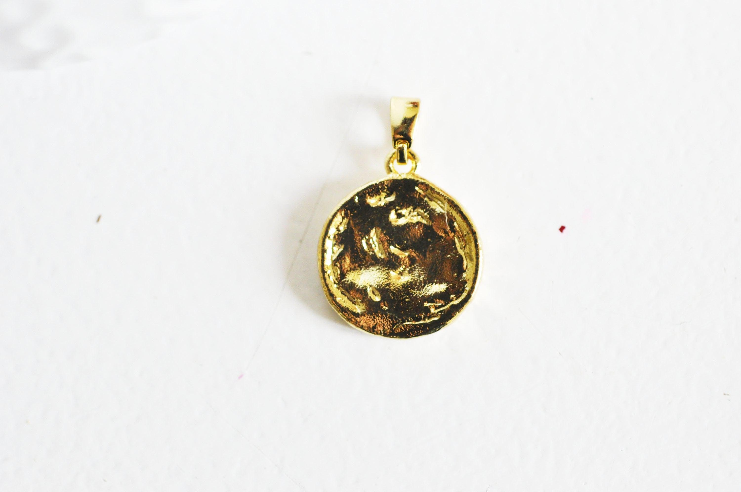 Gingerlily Médaille Capricorne laiton doré 16,5mm