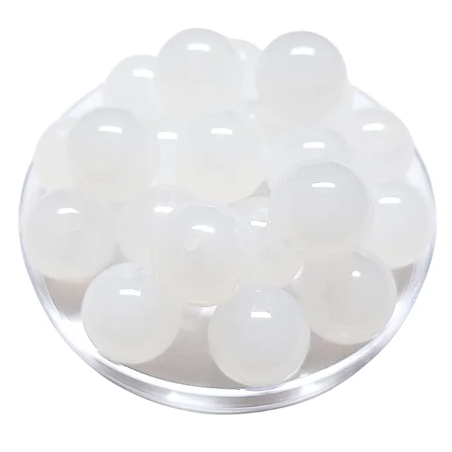 ARTSHOP Boules 20MM perle blanc opaline 20mm x10