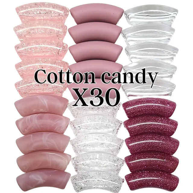 ARTSHOP Camaïeu 87 lot 30 tubes rose 12 mm
