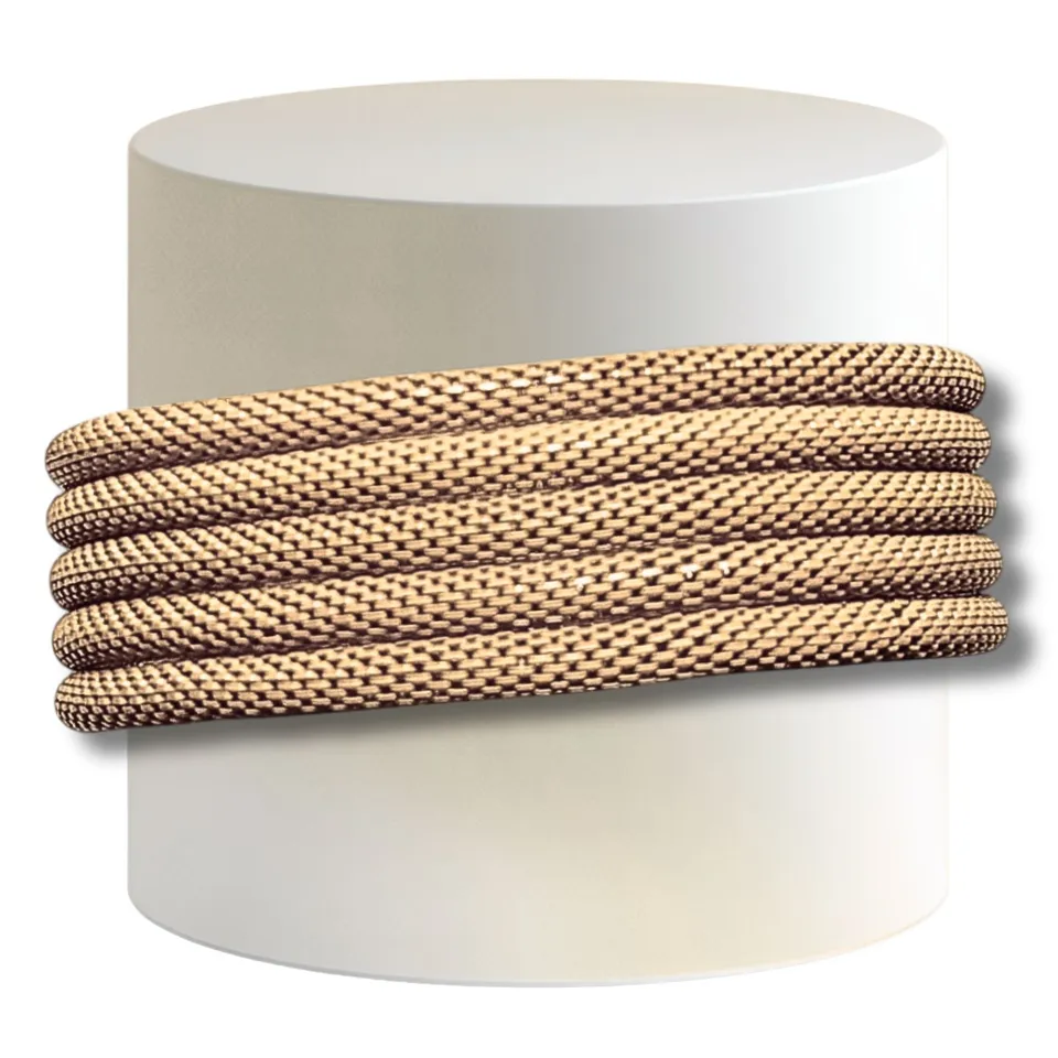 ARTSHOP Cotte de Mailles bracelet 60mm pêche mat