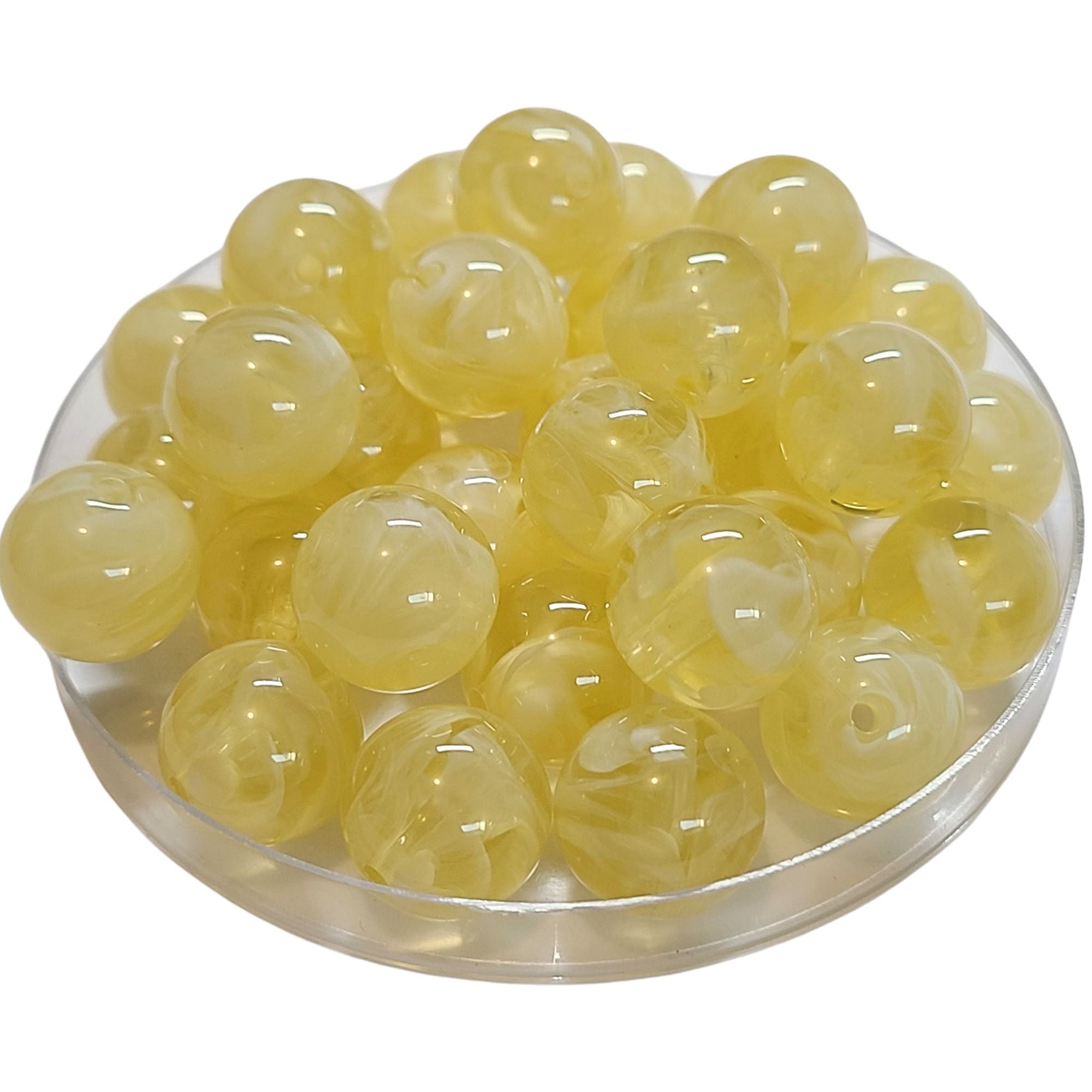 ARTSHOP Boules 16MM 361 miel clair marbré x15