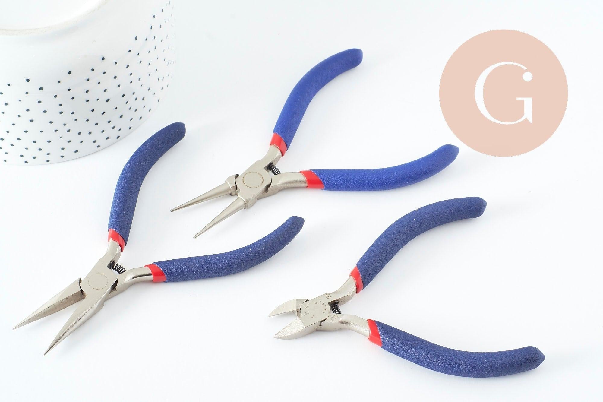 Gingerlily Kit 3 pinces bijoux acier carbone 130mm