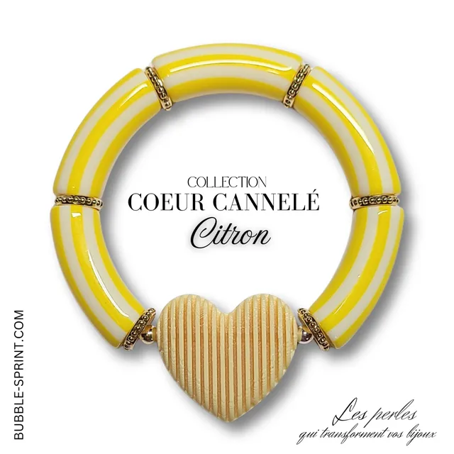ARTSHOP Cœurs Cannelés bracelet citron kit à faire