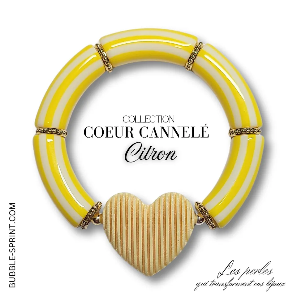 ARTSHOP Cœurs Cannelés bracelet citron kit à faire