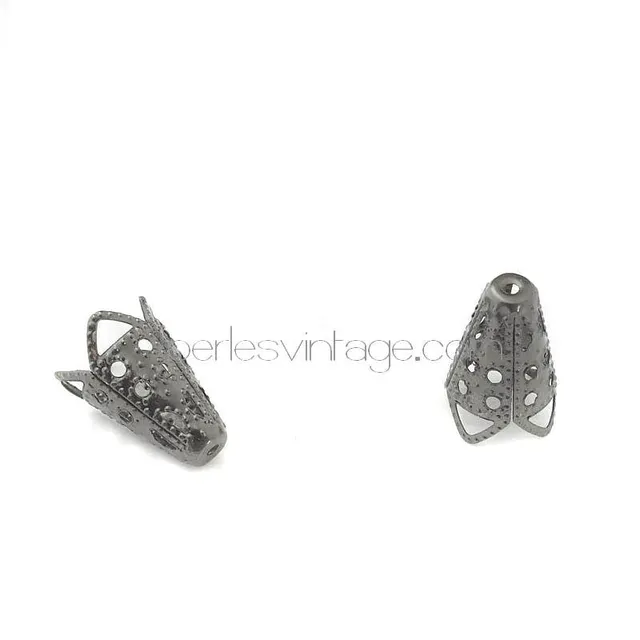 Gingerlily Perles G689 cônes noirs dentelle 1,6 cm x10