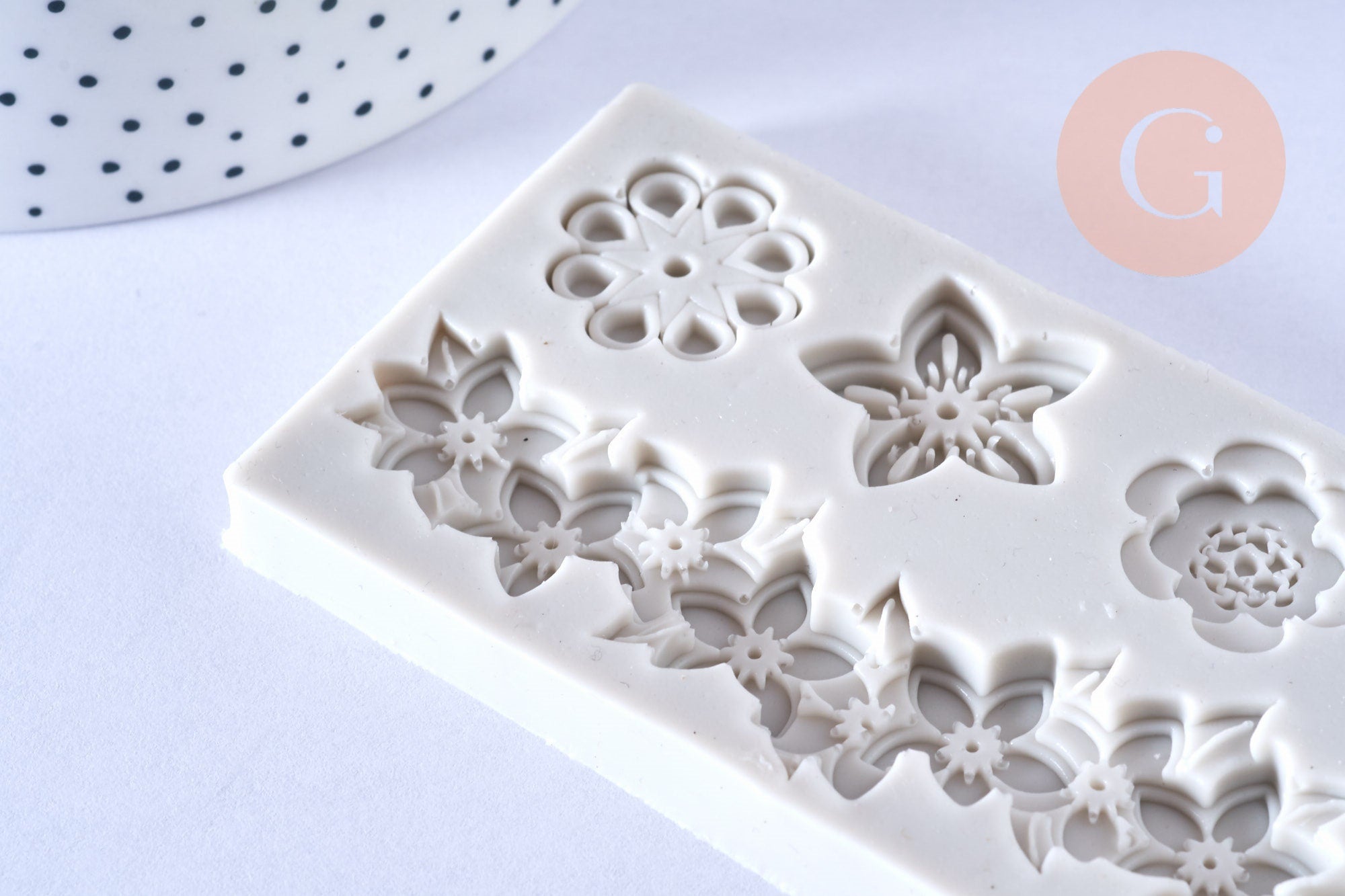 Gingerlily Moule silicone fleurs 14,5cm moule résine epoxy x1