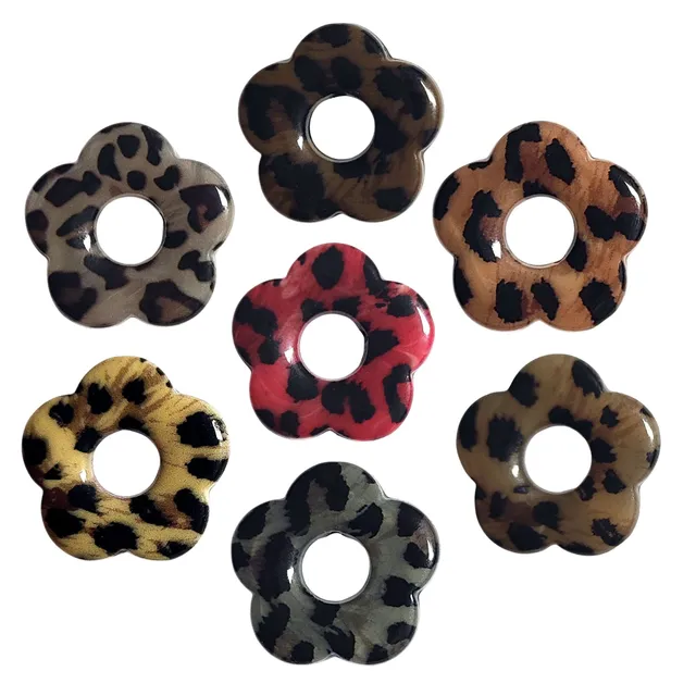 Artshop Flower Power fleur capucine léopard 27 mm x30