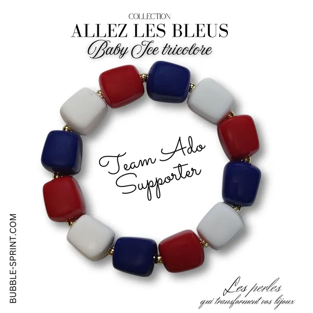 ARTSHOP Baby Ice Cube bracelet enfant tricolore monté