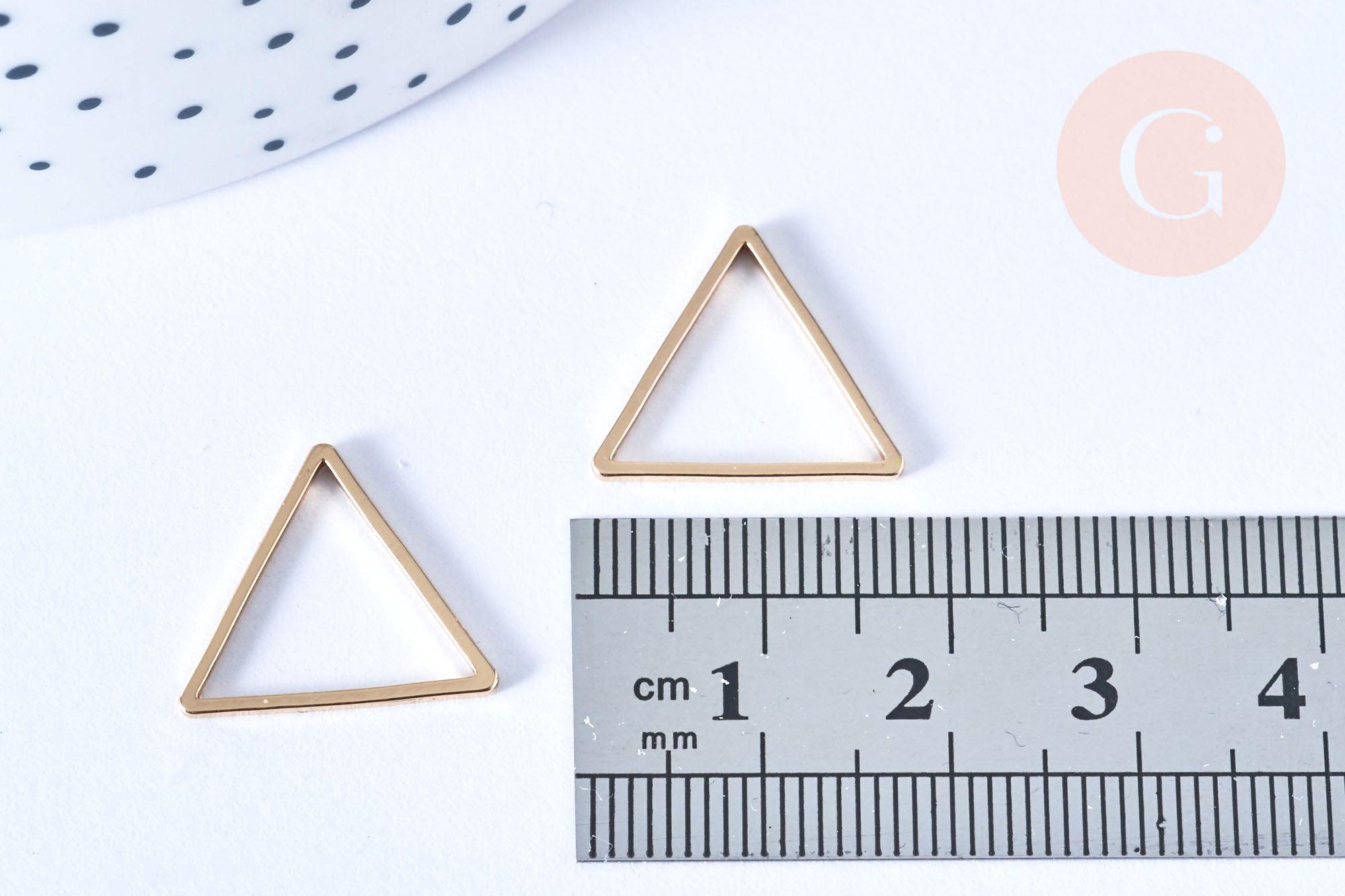 Gingerlily Pendentifs Triangle G6556 pendentif laiton 15mm x5