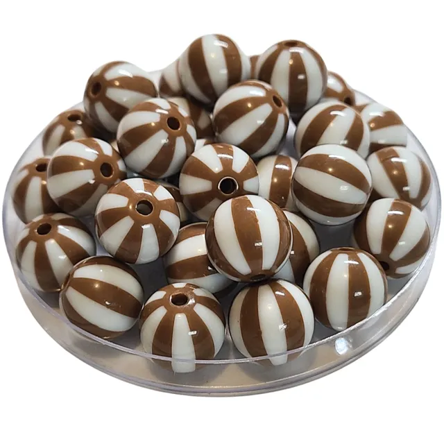 ARTSHOP 409 boules perles acrylique chocolat 16 mm
