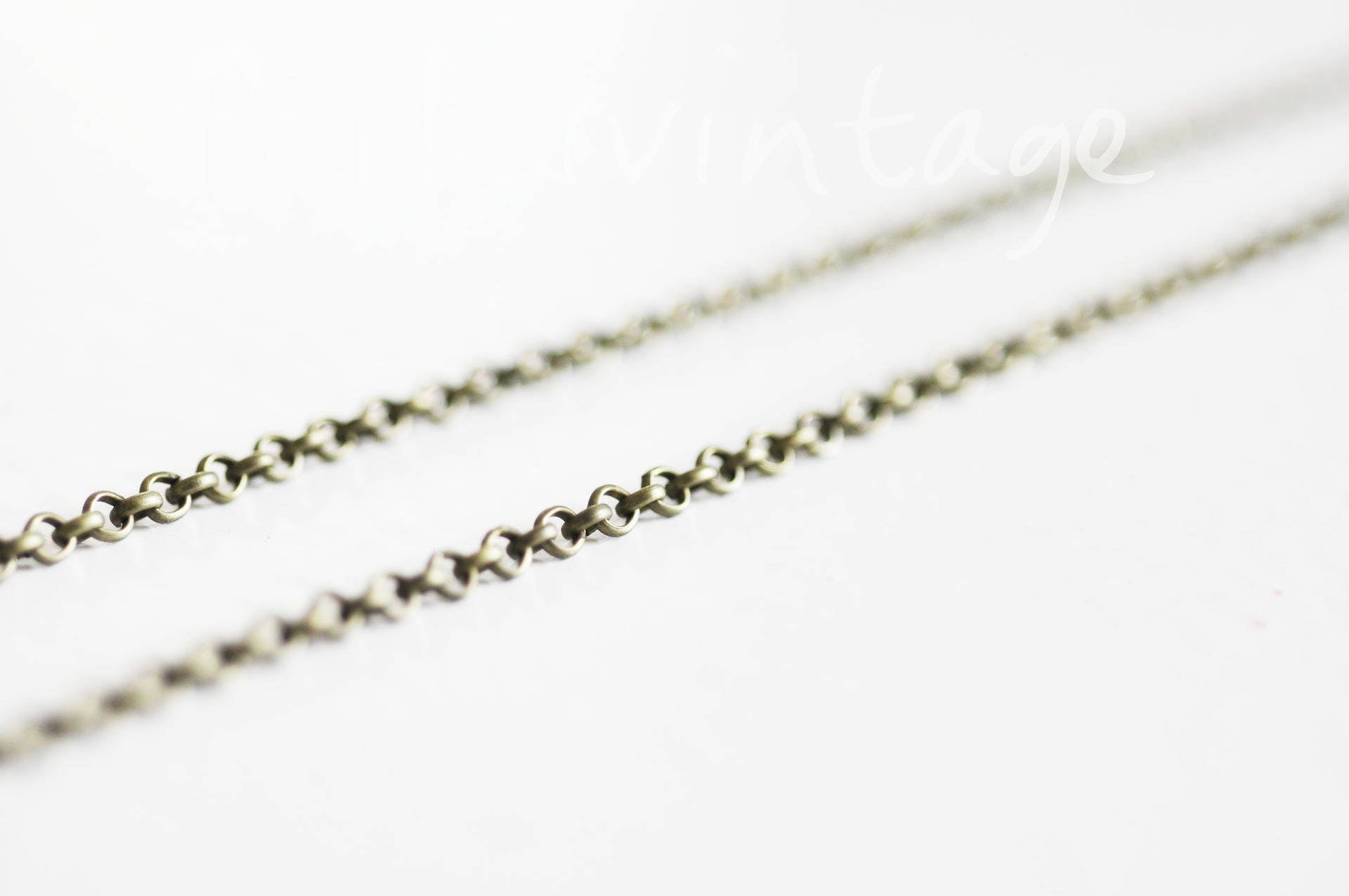 Gingerlily chaîne rolo bronze 2,5mm 5 mètres création bijoux