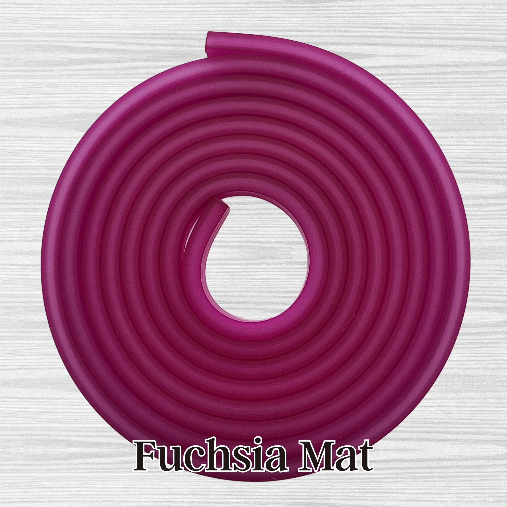 ARTSHOP Gummy Tube Silicone Rose Fuchsia Mat 10 cm