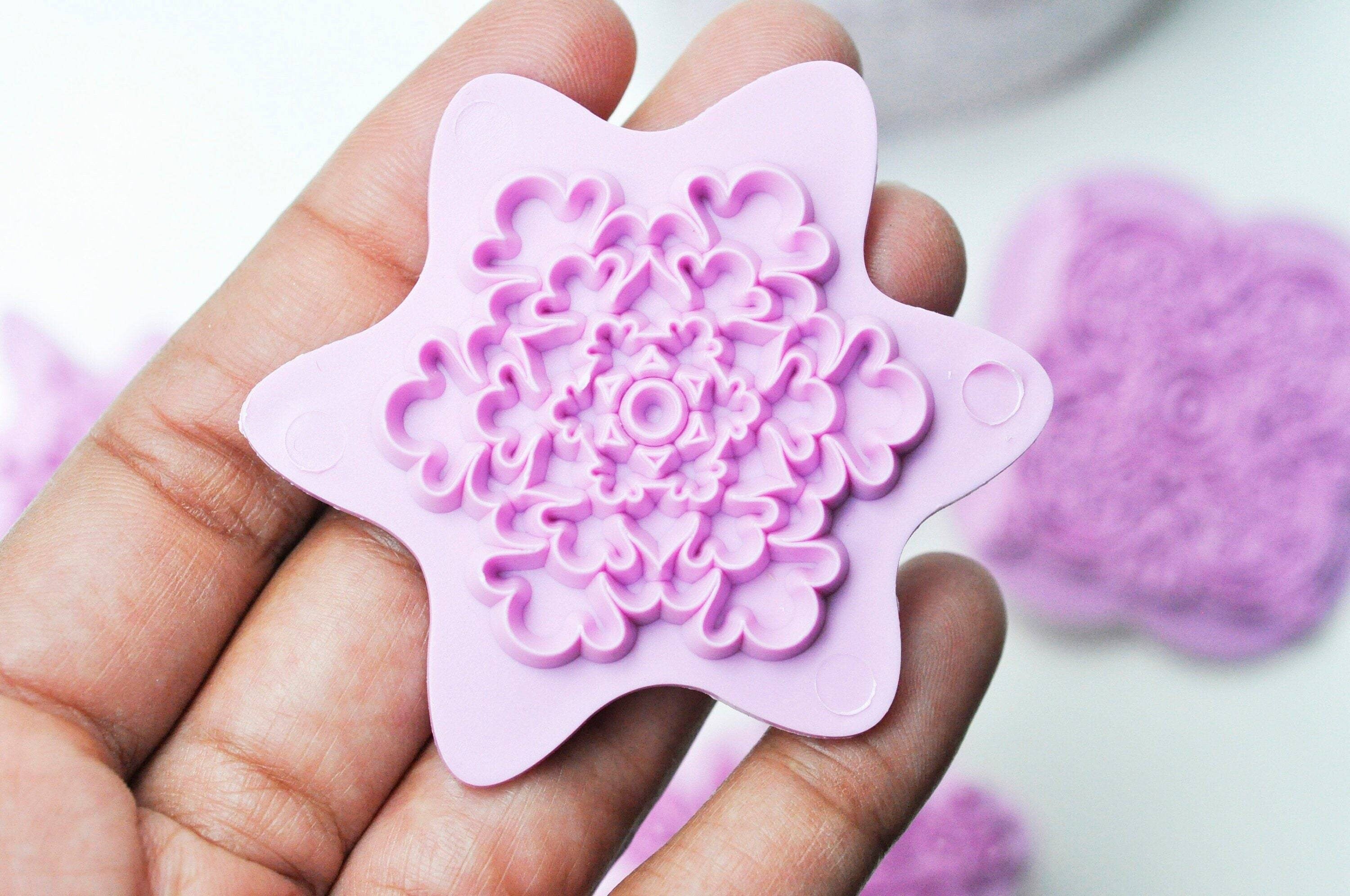 Gingerlily G4075 moule silicone flocon x5 53-68mm