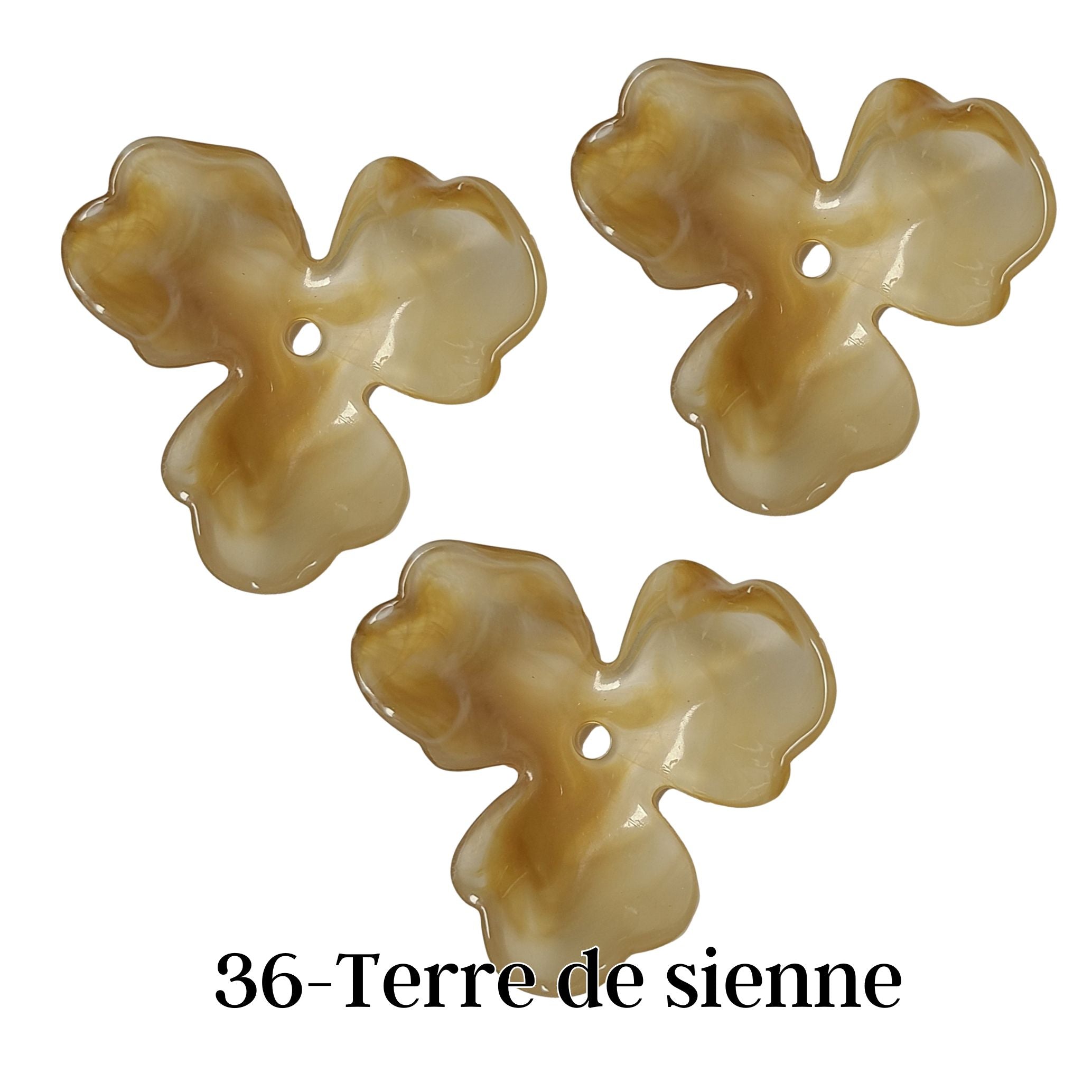 ARTSHOP Flower Power 36 orchidée fleur acrylique 40MM x1