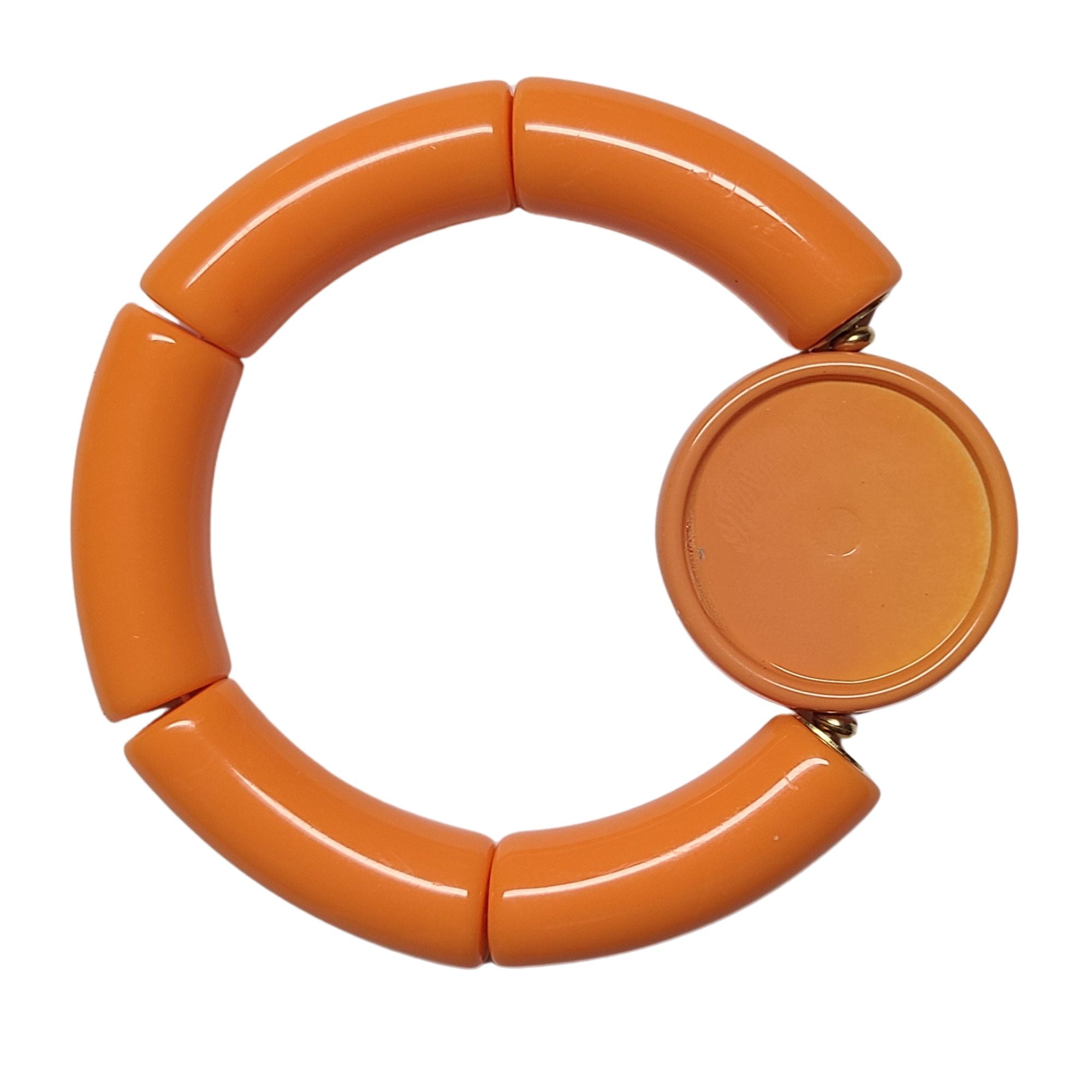 ARTSHOP Apprêts support cabochon 25mm orange x1
