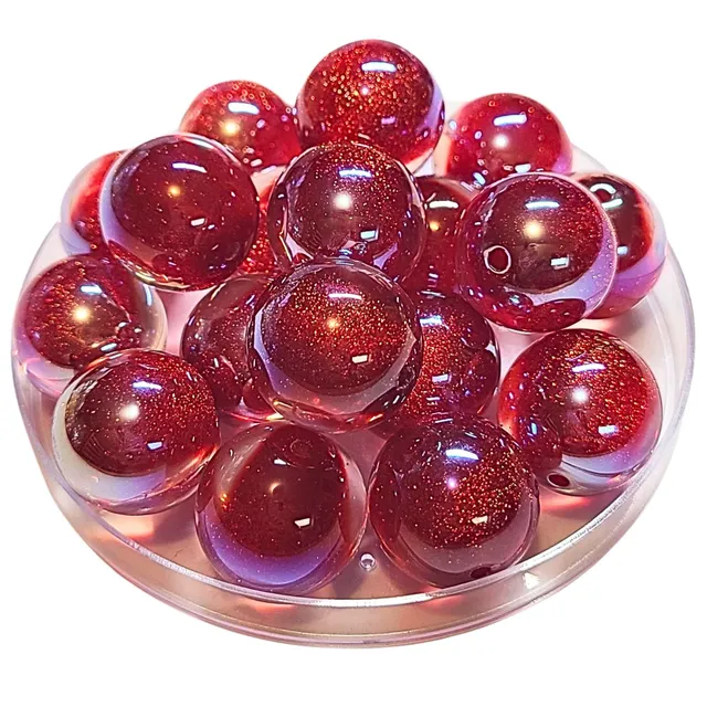 ARTSHOP Boules Glitters 270 Cerise 20MM boule AB x1
