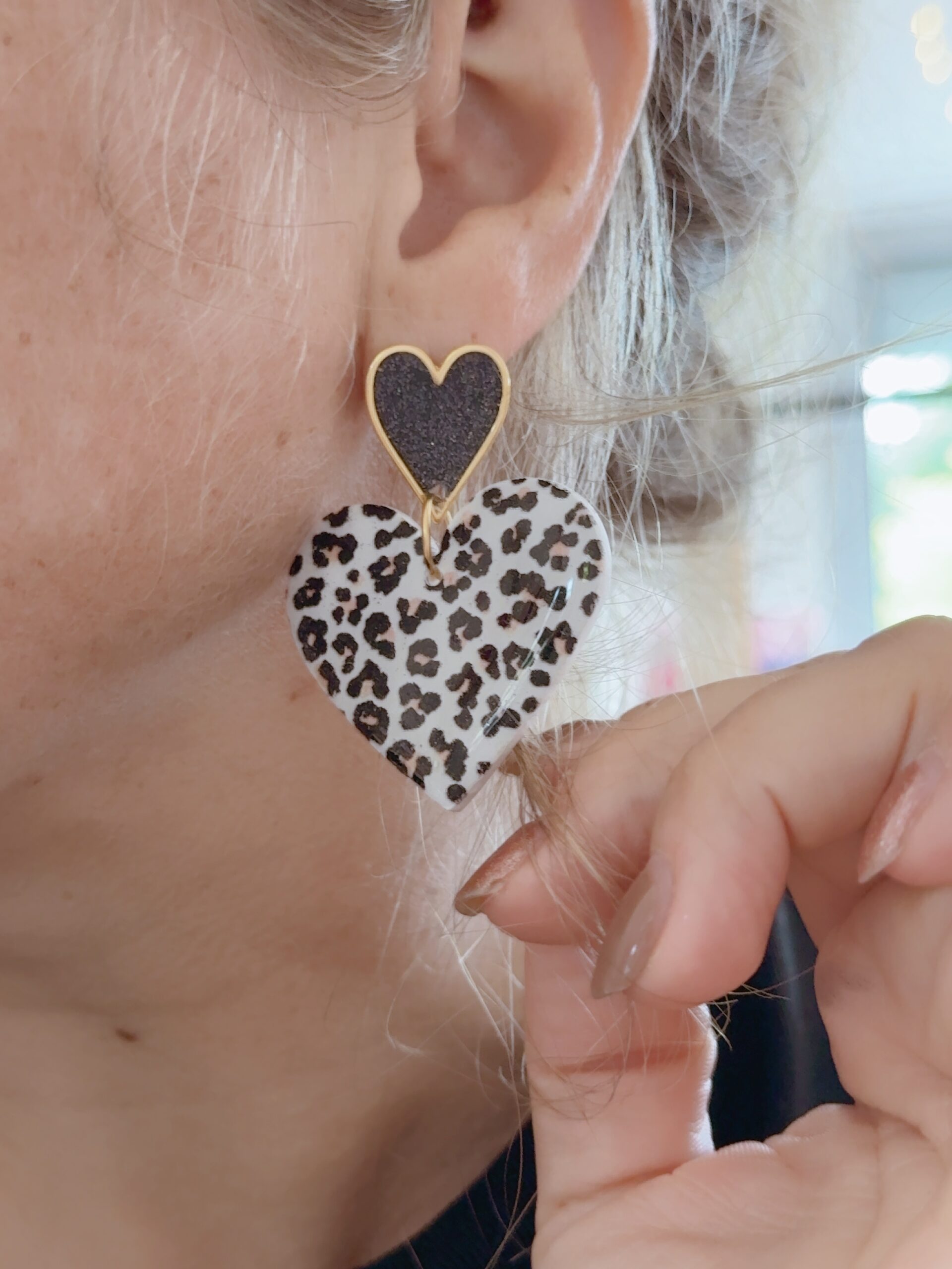 Little Hands Bijoux GiGi boucles d'oreilles Touch Of Graou léopard
