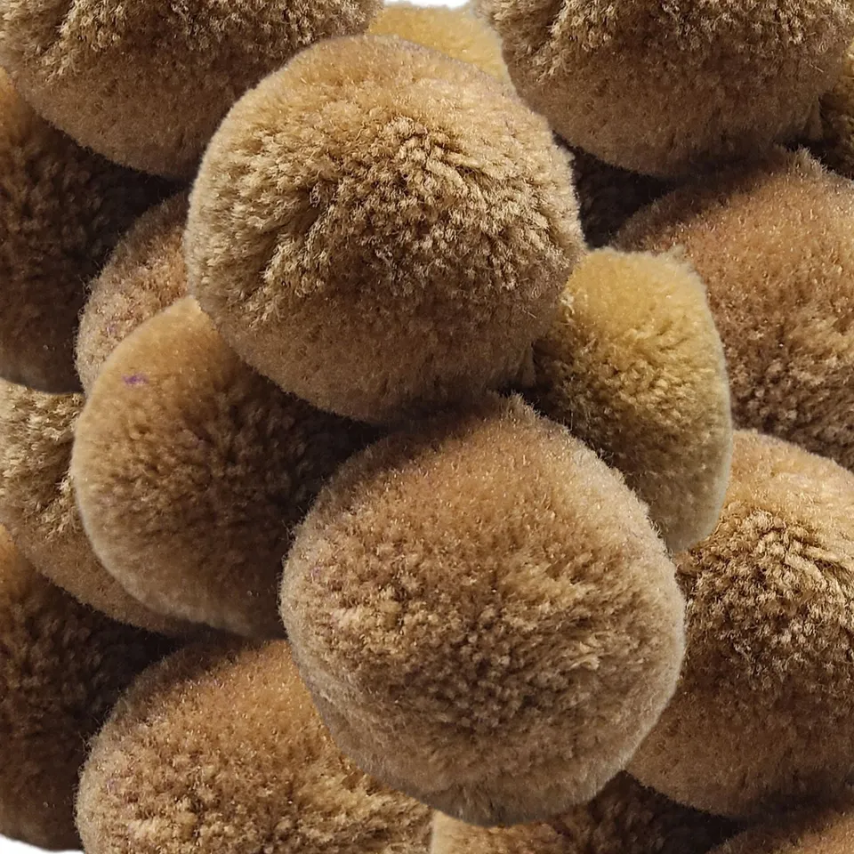 ARTSHOP Chouchous Balls pompon boule camel 40mm