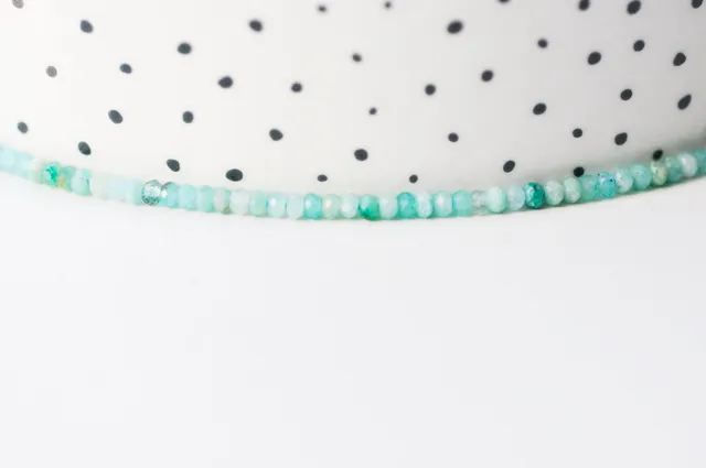 Gingerlily Amazonite G5169 perles abacus 4 mm fil 125 perles