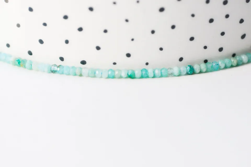 Gingerlily Amazonite G5169 perles abacus 4 mm fil 125 perles