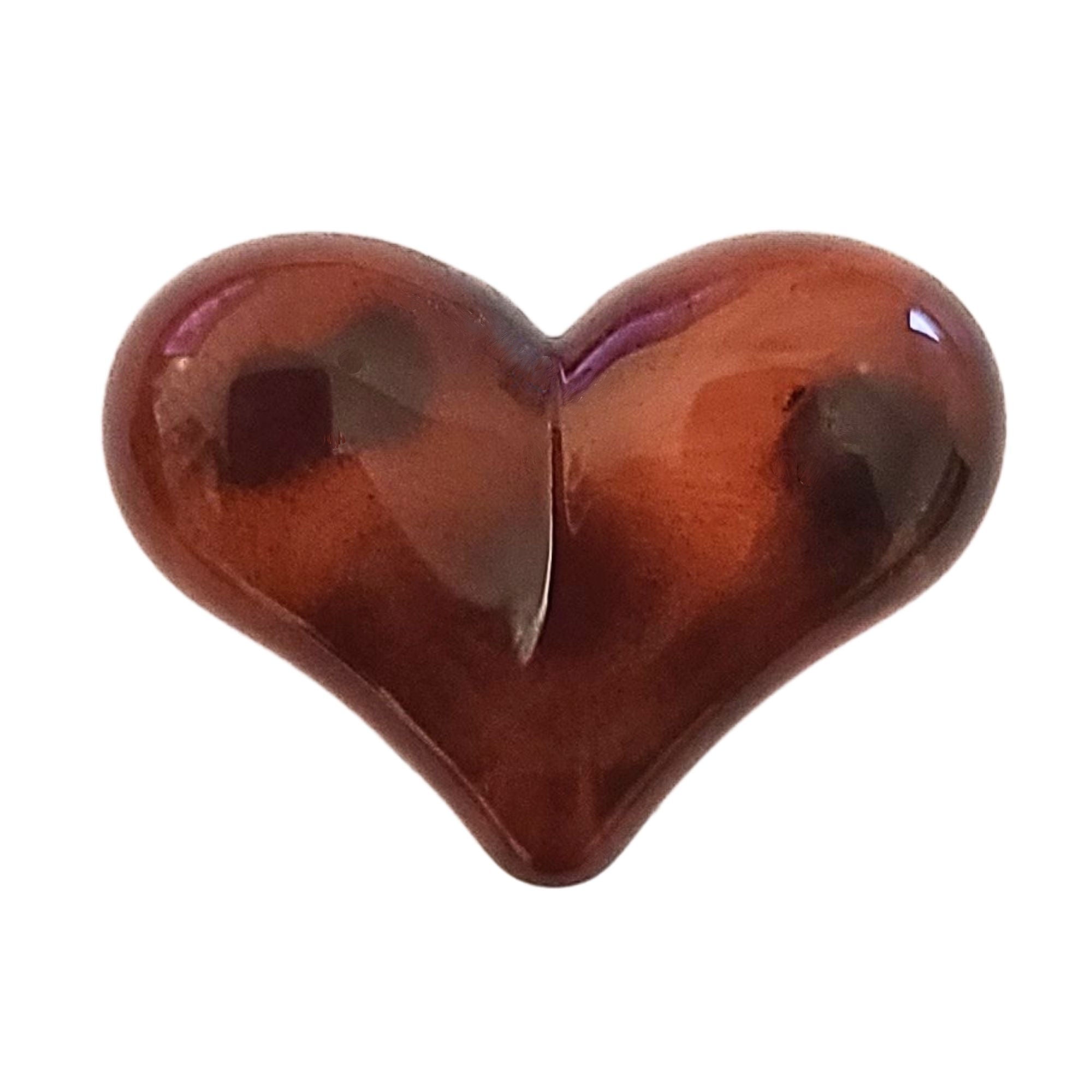ARTSHOP HeartLine Cœur Léopard Havane perle acrylique x1 waterproof