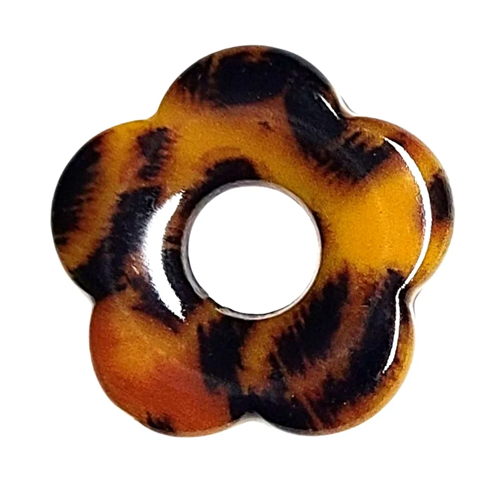 ARTSHOP Flower power 63 fleur capucine léopard 27mm x1