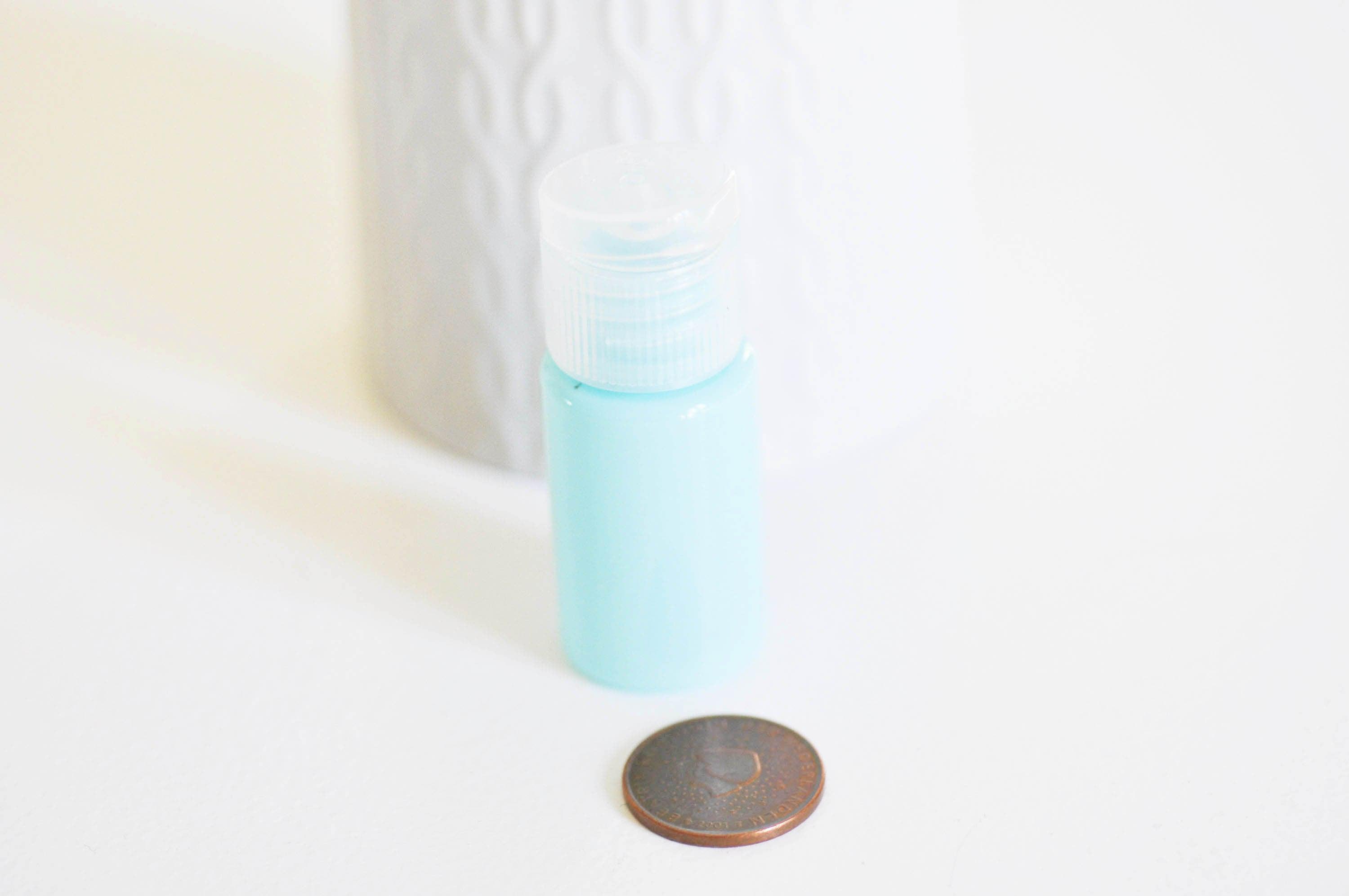 Gingerlily Bouteille plastique G3067 flacon bleu 10 ml lot 5