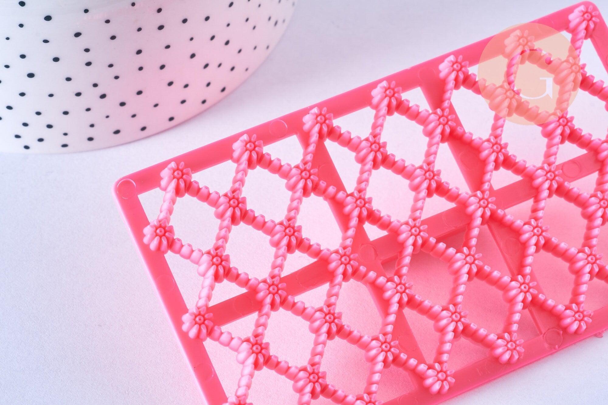 Gingerlily Pâte polymère G5102 moule silicone losanges 12,2cm