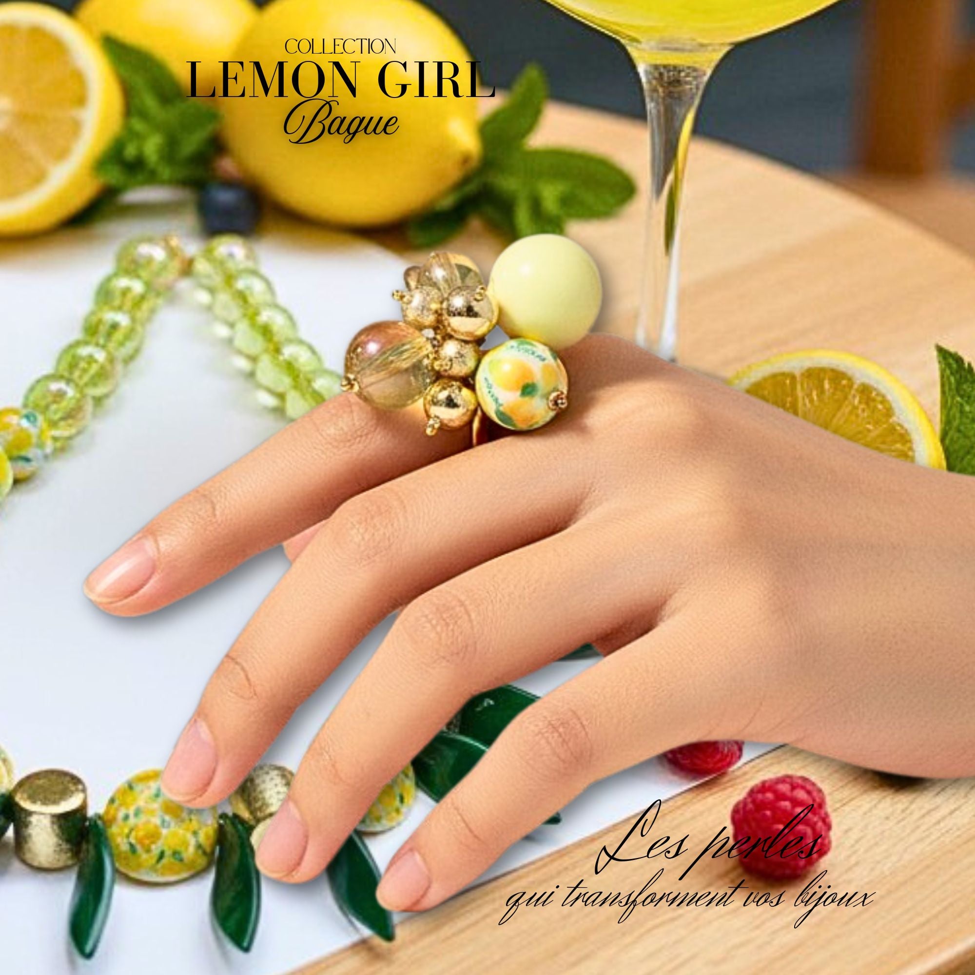 ARTSHOP Boules 16MM 334 Citrons perle x1 fruit