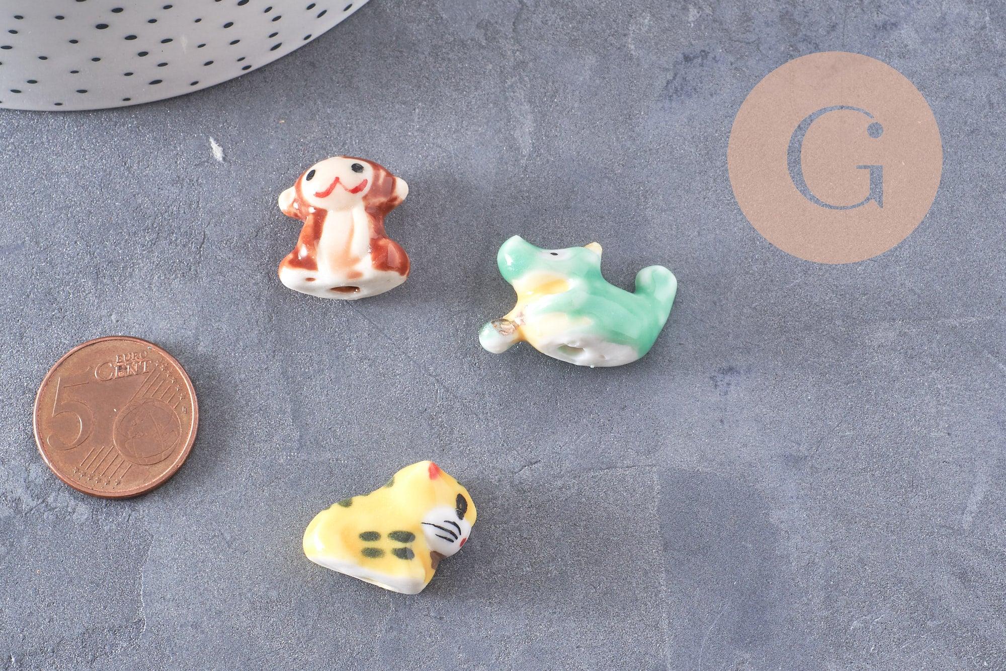 Gingerlily Perles G10243 perle porcelaine animal x1