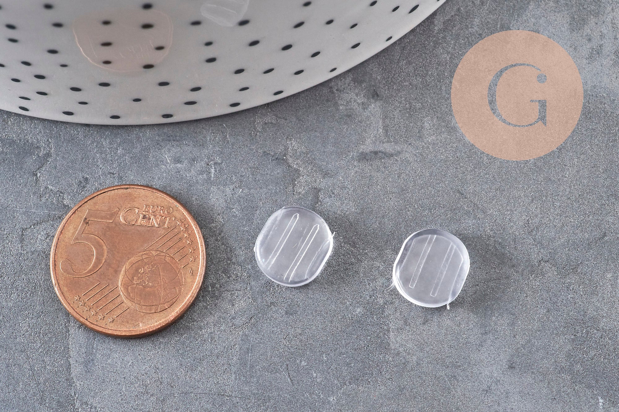Gingerlily Accessoires Pads clip silicone transparent 4mm x10
