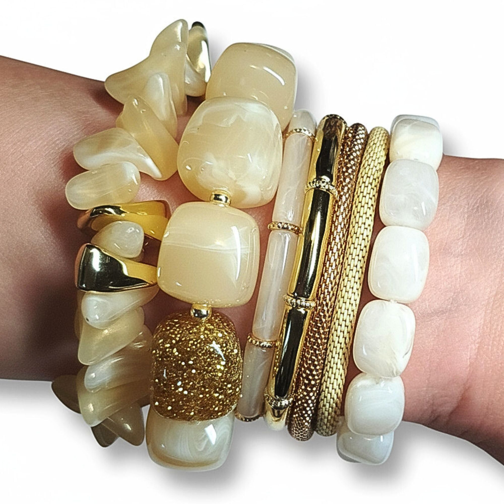 ARTSHOP Séparateurs 1 Crispy champagne marbré x40