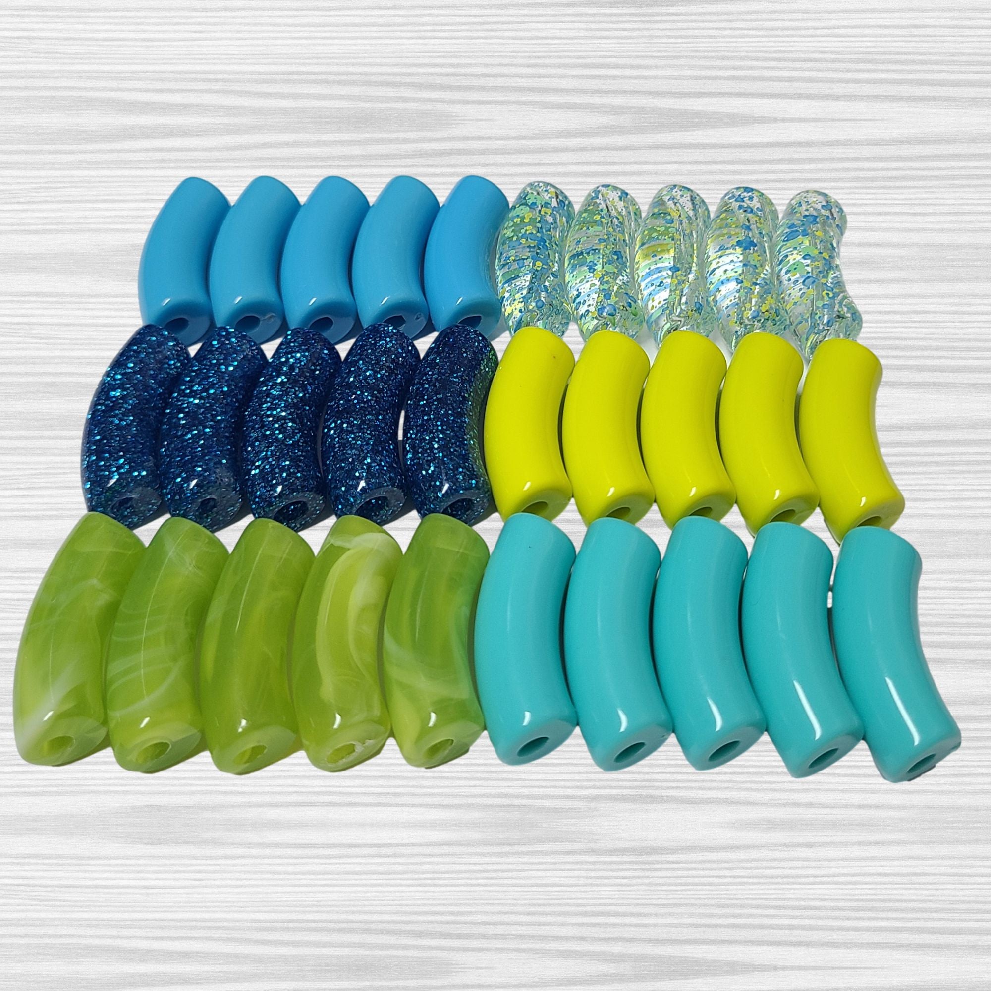 ARTSHOP Camaieux 78 Sea life tubes incurvés 12MM lot 30