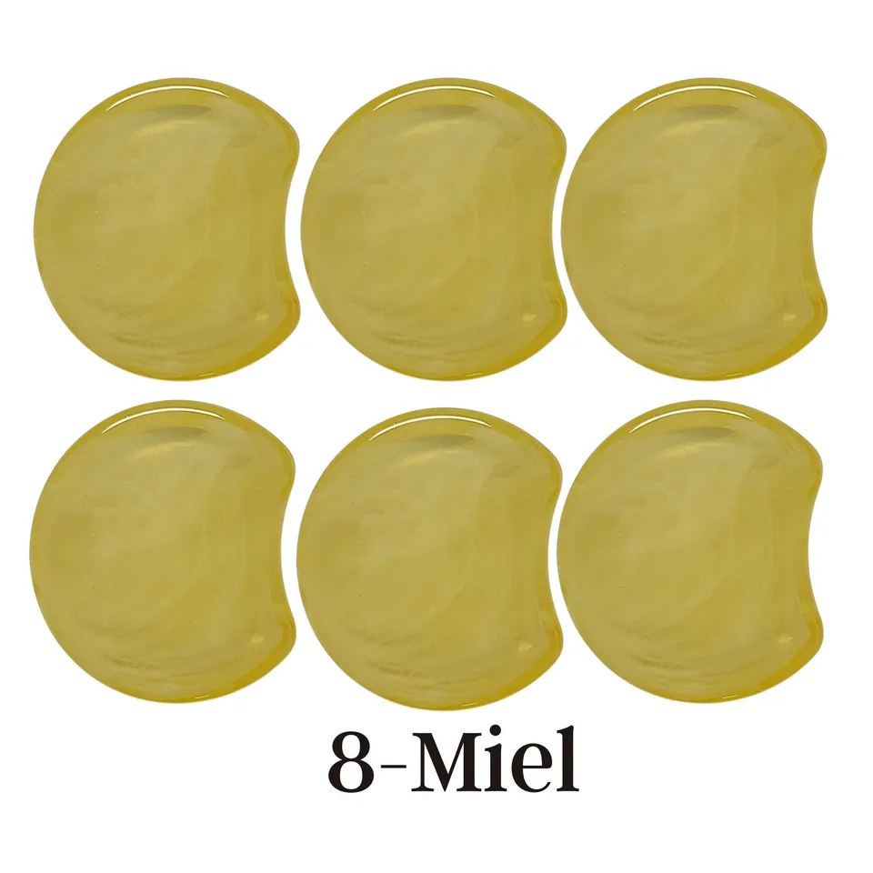 Artshop Moon 8 palet lune incurvé miel marbré x1
