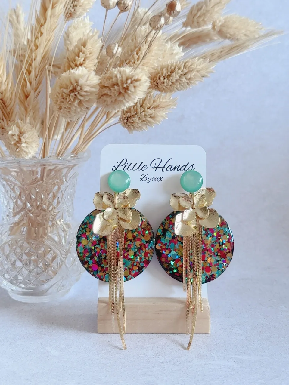 Little Hands Capucine boucles d’oreilles Rainbow Sparkle