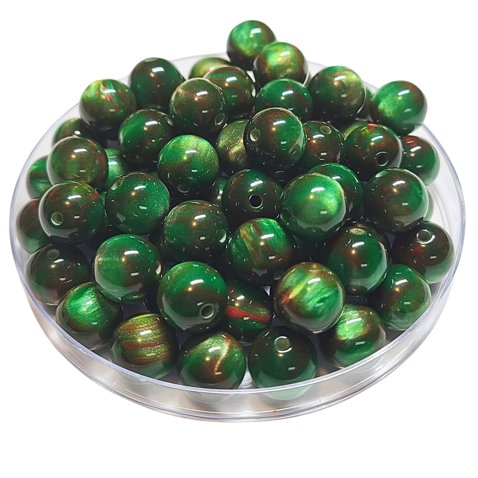 ARTSHOP Boules 225 Deep Forest perle acrylique 12MM x20