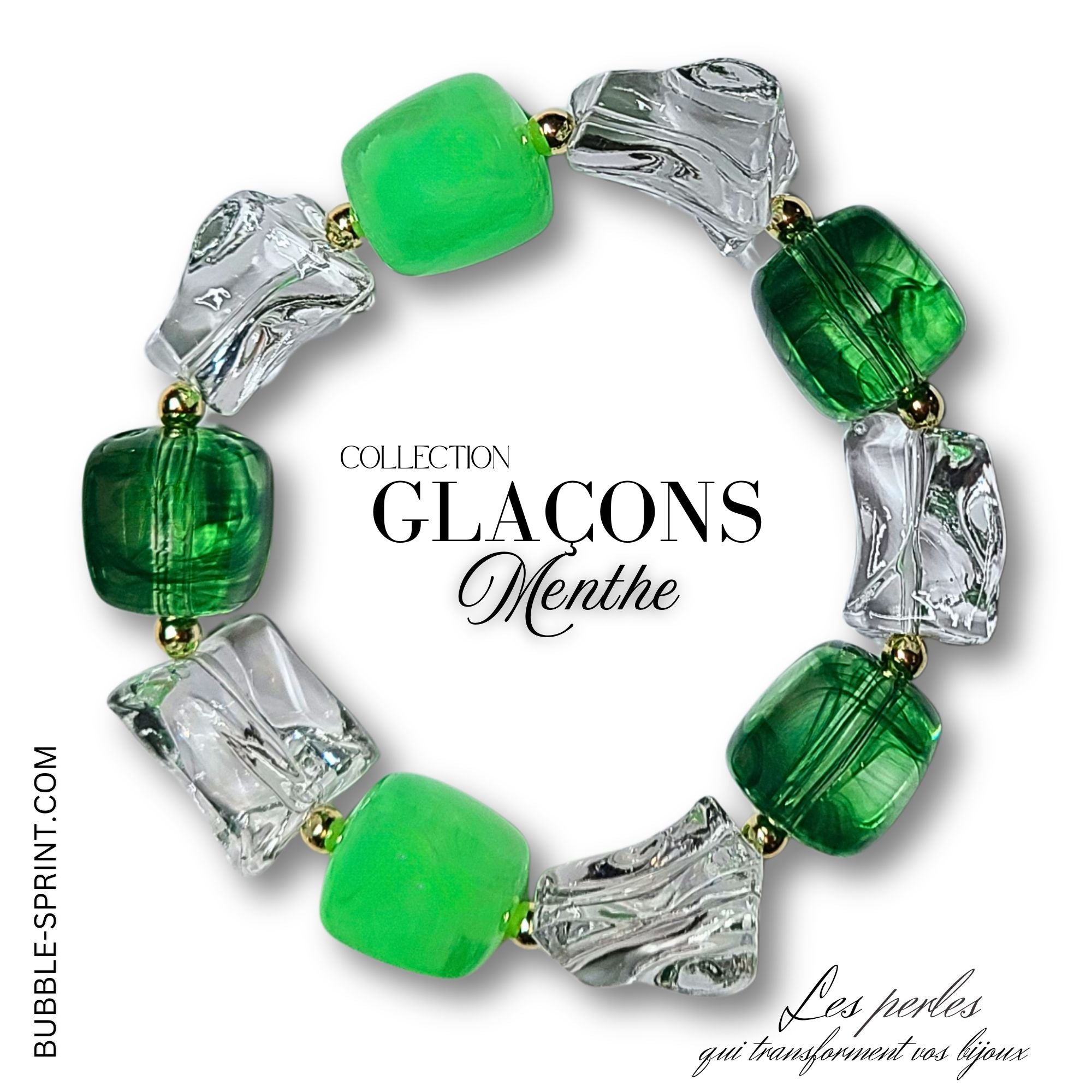 ARTSHOP Prêts-à-porter Glaçons bracelet menthe kit