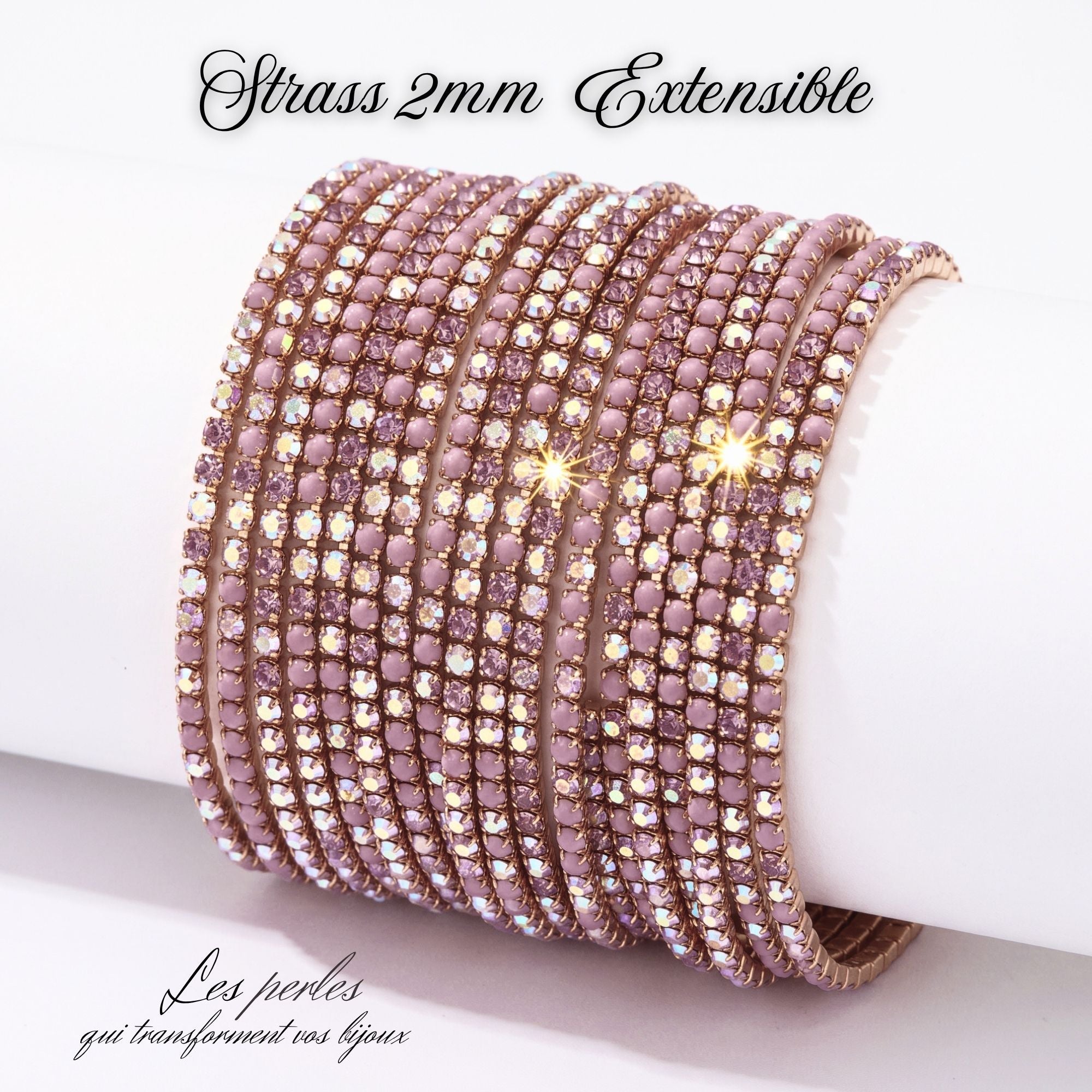 ARTSHOP Bracelets Strass n°27 bracelet élastique x1