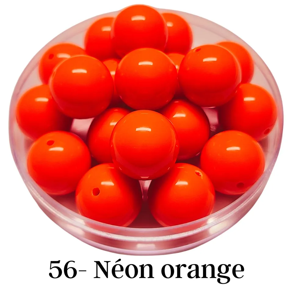 ARTSHOP Boules 20MM 56 boule orange néon x10