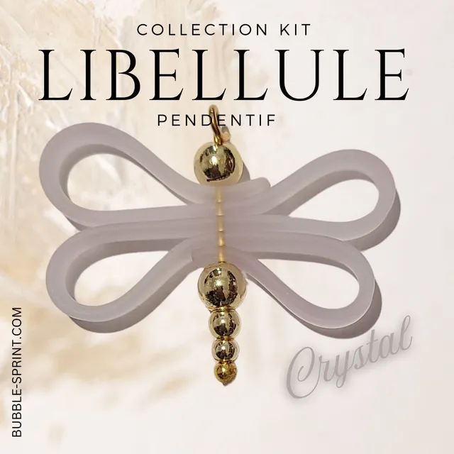 ARTSHOP Libellule Crystal kit pendentif 35mm