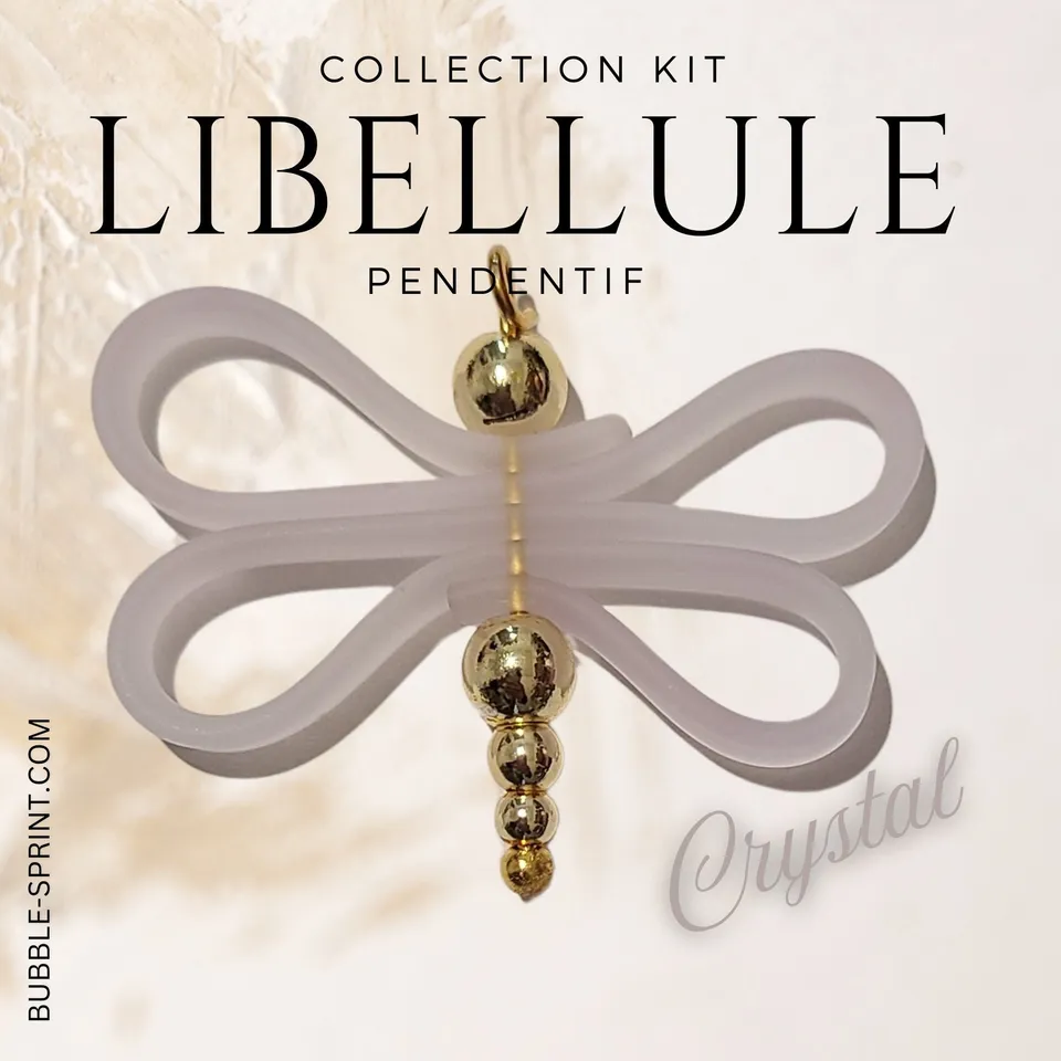 ARTSHOP Libellule Crystal kit pendentif 35mm