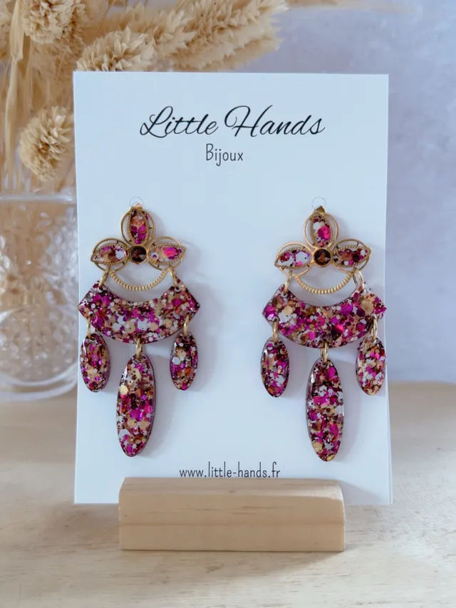 Little Hands Bijoux Naya boucles d'oreilles Berry Crush