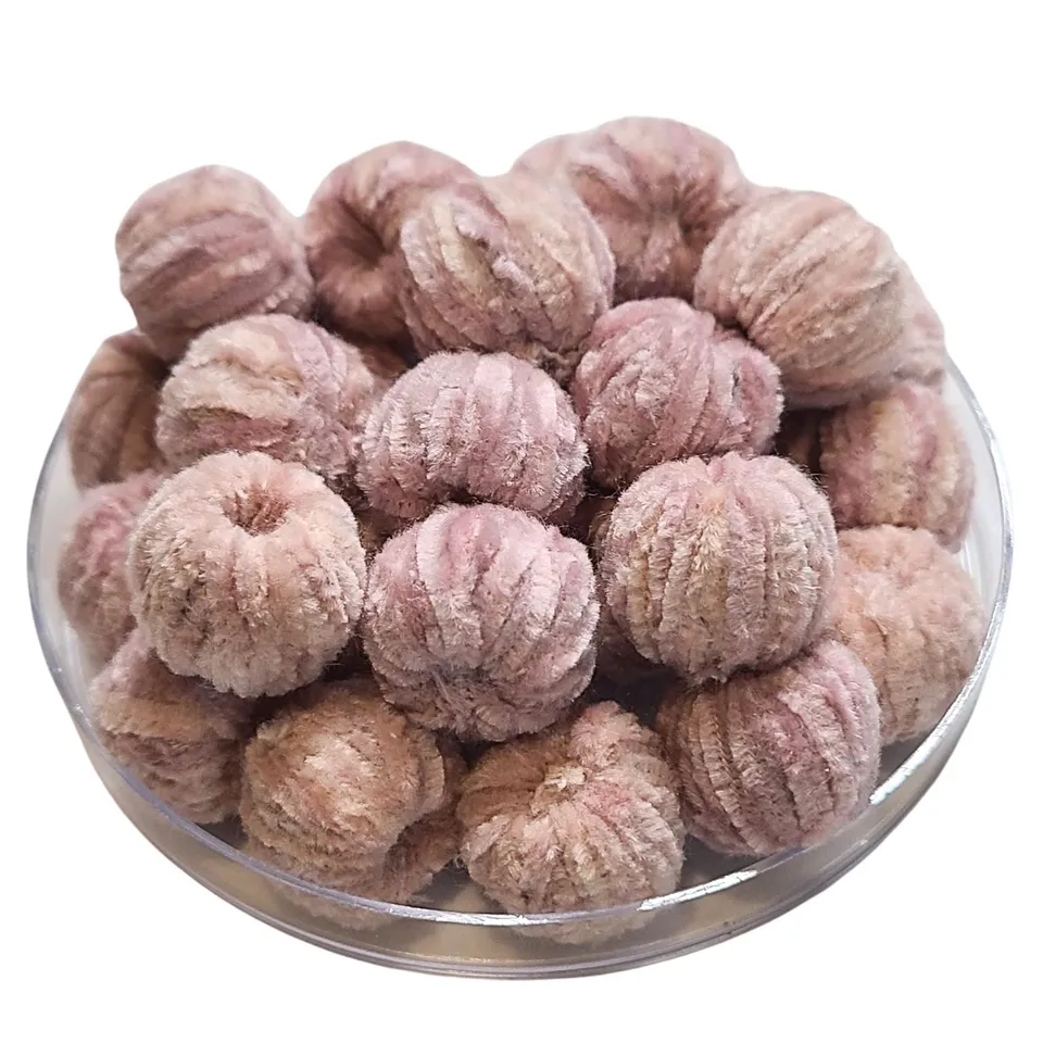 ARTSHOP Chouchous Balls n°3 perle velours Rose poudré 16 mm