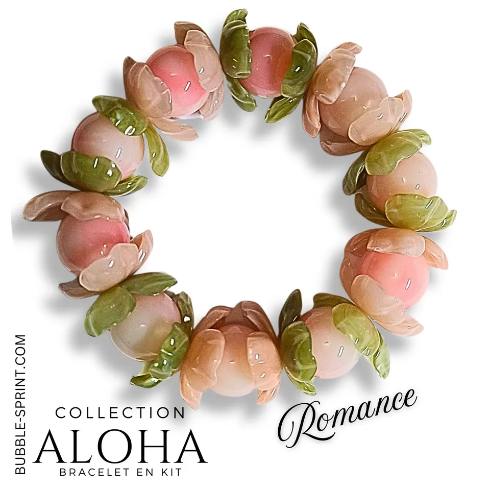 ARTSHOP Aloha Romance kit bracelet perles et fleurs