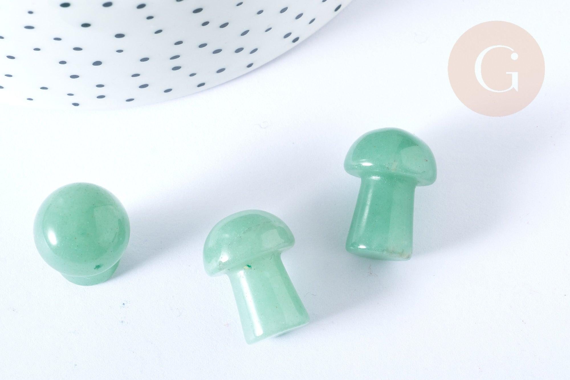 Gingerlily Pierre massage champignon aventurine 20 mm