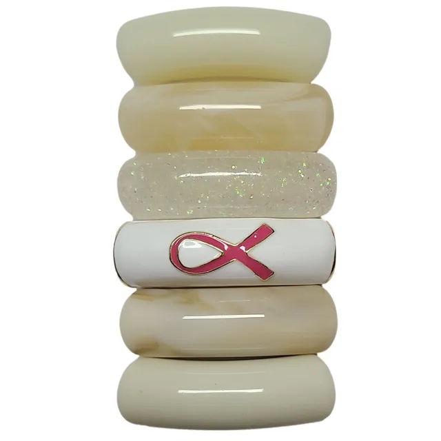 ARTSHOP Camaieux 167 lot 6 tubes incurvés 12mm beige ruban