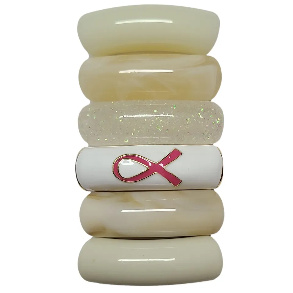 ARTSHOP Camaieux 167 lot 6 tubes incurvés 12mm beige ruban